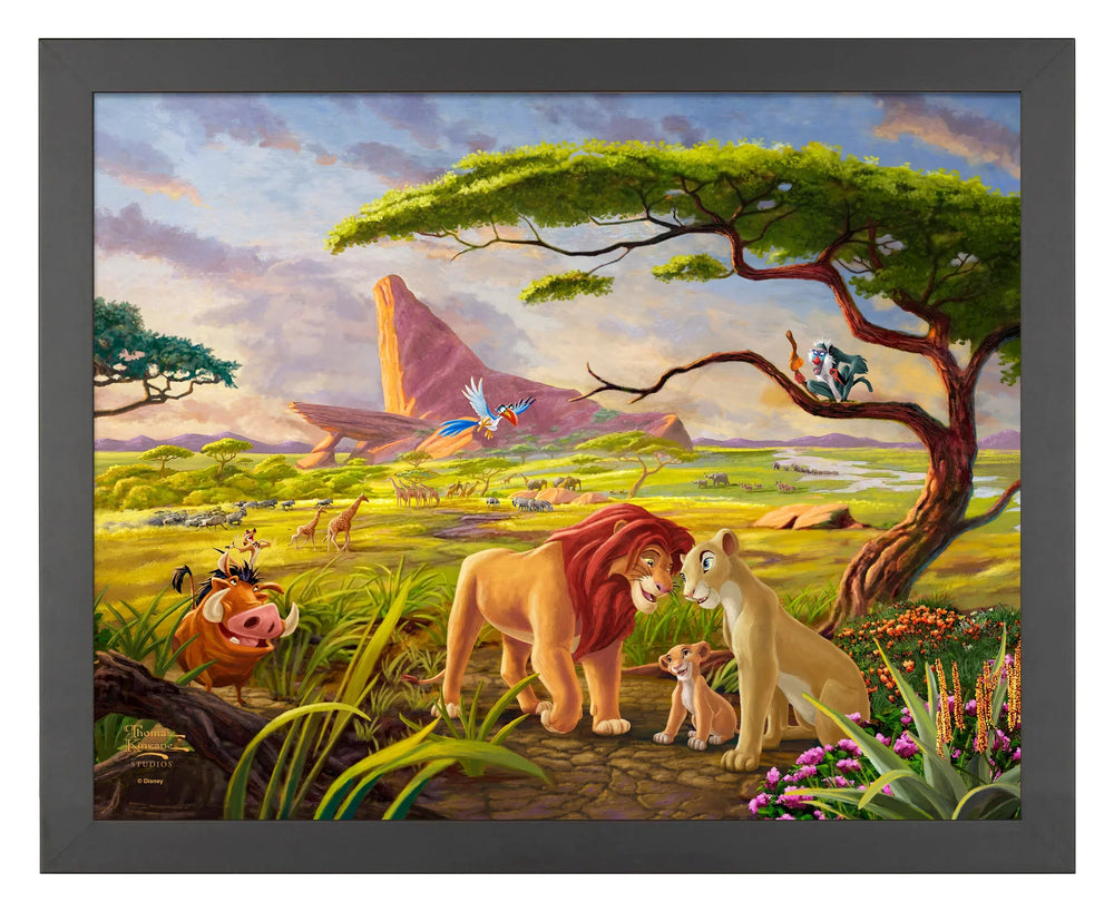 Disney The Lion King: Remember Who You Are - Thomas Kinkade Framed Art Print (ONLINE ORDER ONLY)