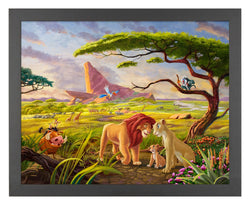 Disney The Lion King: Remember Who You Are - Thomas Kinkade Framed Art Print (ONLINE ORDER ONLY)