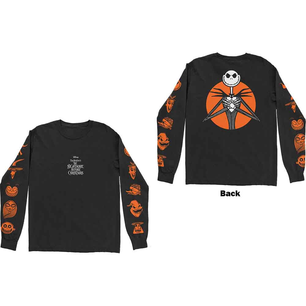 Disney - The Nightmare Before Christmas All Characters Orange [L/S Shirt] (ONLINE ORDER ONLY)