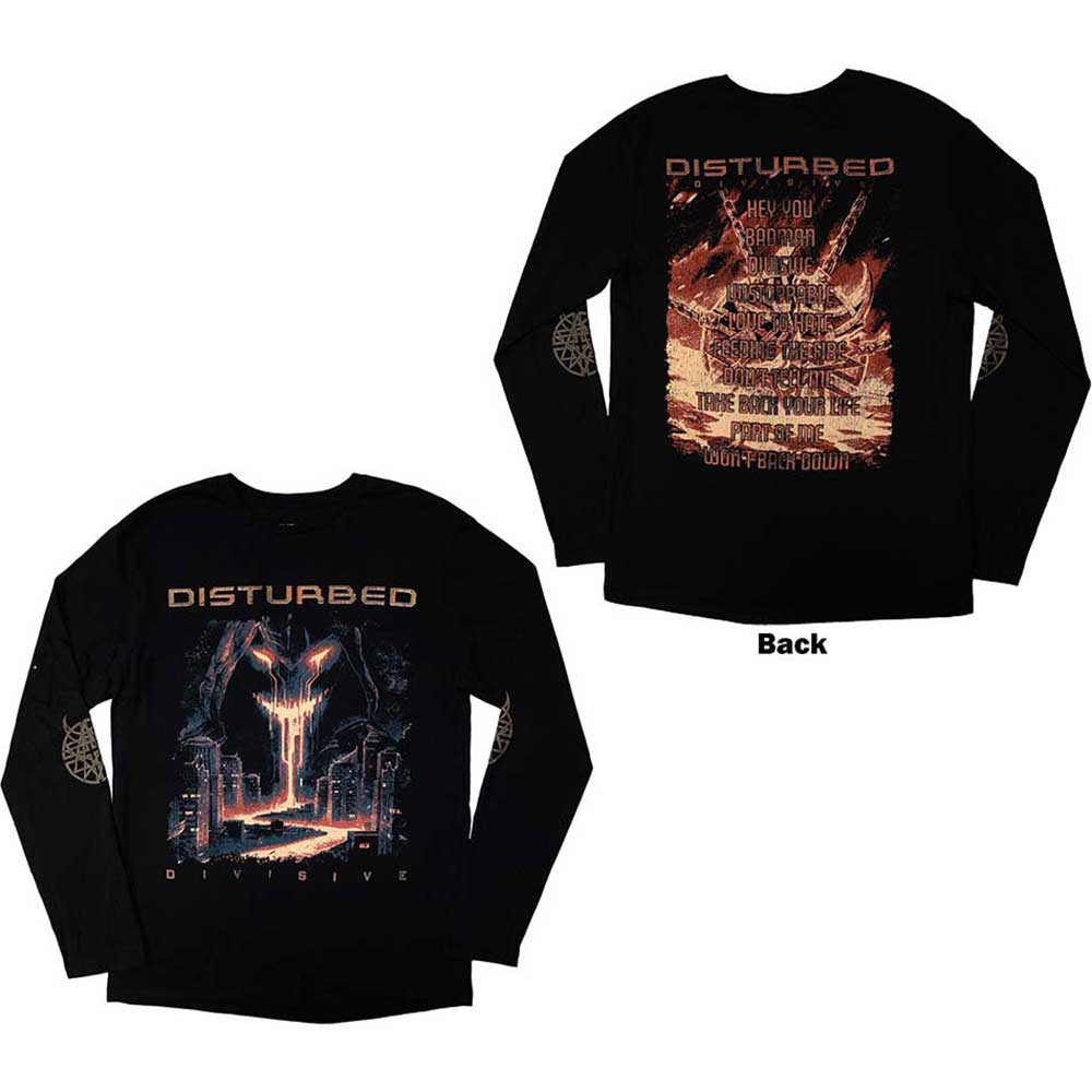 Disturbed - European Tour '23 Divisive [T-Shirt] (ONLINE ORDER ONLY)