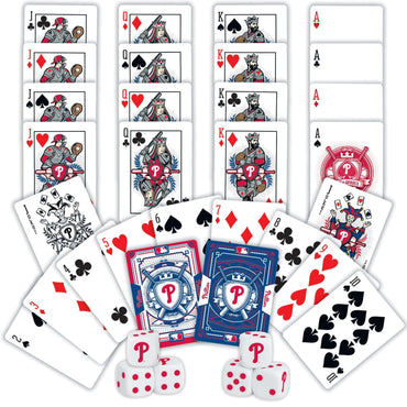 Philadelphia Phillies - 2-Pack Playing Cards & Dice Set (ONLINE ORDER ONLY)