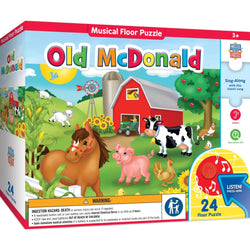 Old McDonald - 24 Piece Musical Jigsaw Puzzle