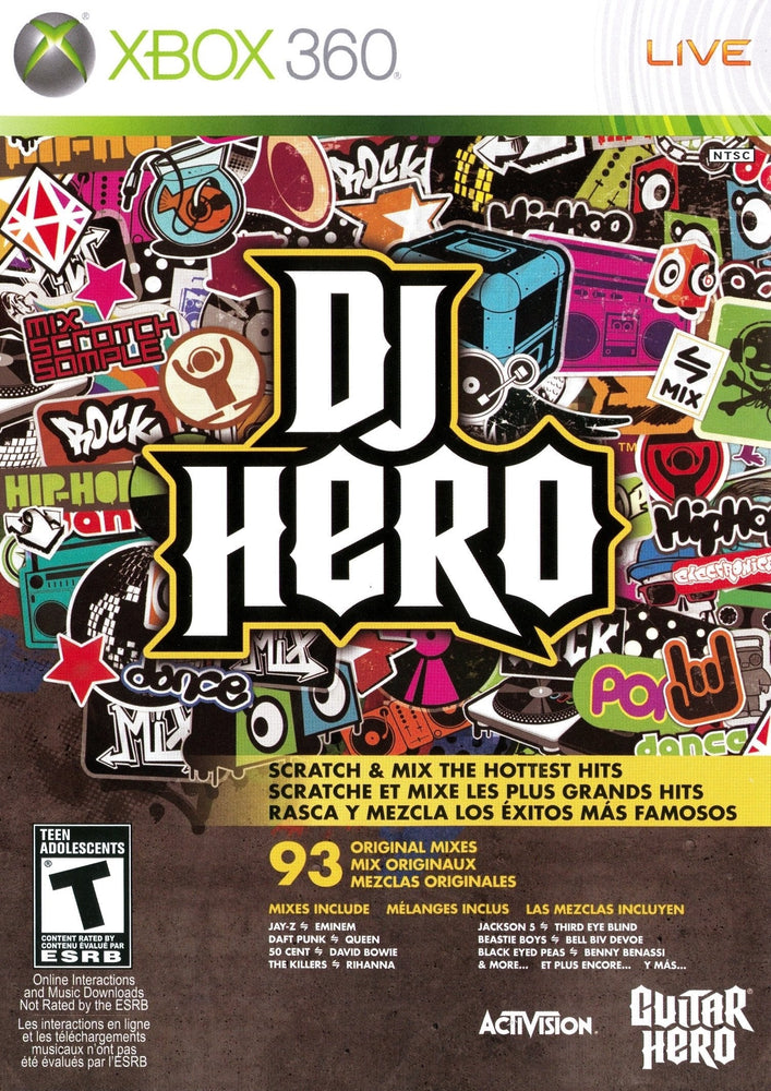 DJ Hero (Xbox 360) (ONLINE ORDER ONLY)