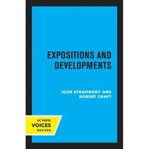 Expositions and Developments - Paperback (ONLINE ORDER ONLY)
