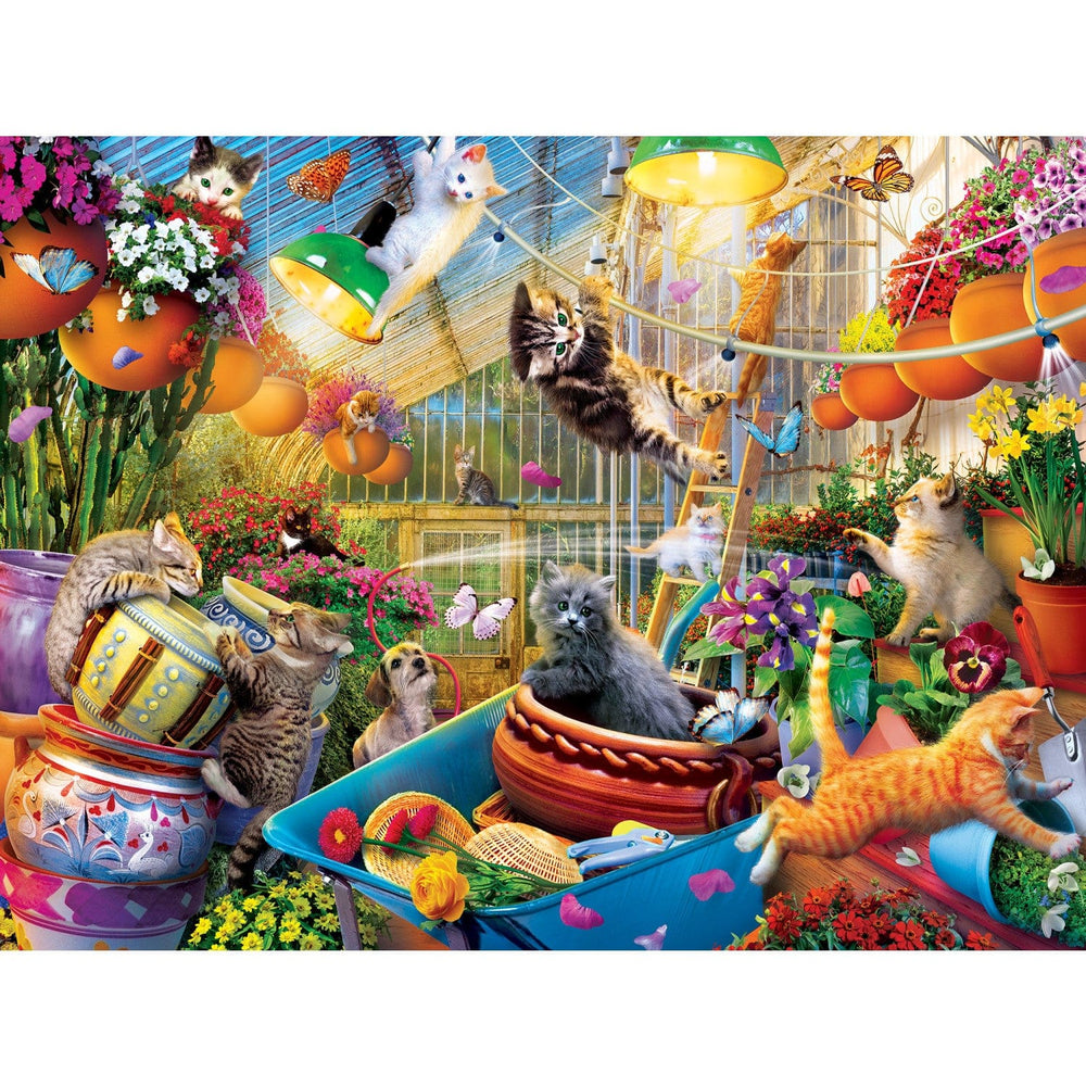 Glow in the Dark - Greenhouse Gone Wild 300 Piece EZ Grip Jigsaw Puzzle (ONLINE ORDER ONLY)