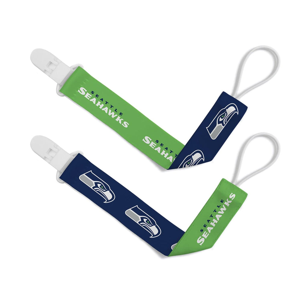 Seattle Seahawks - Pacifier Clip 2-Pack (ONLINE ORDER ONLY)