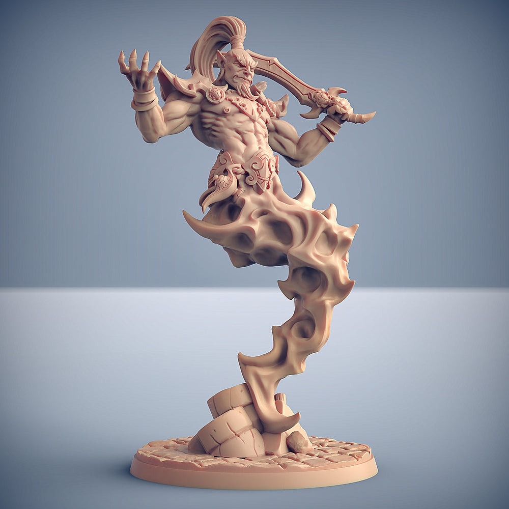 3D Printed Artisan Guild Djinn Alzakhm Rakshakin Headhunters 28mm 32mm (Online Only)