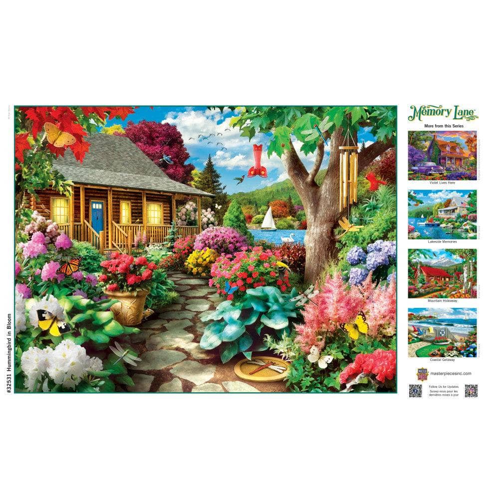 Memory Lane - Hummingbird in Bloom 300 Piece EZ Grip Jigsaw Puzzle (ONLINE ORDER ONLY)