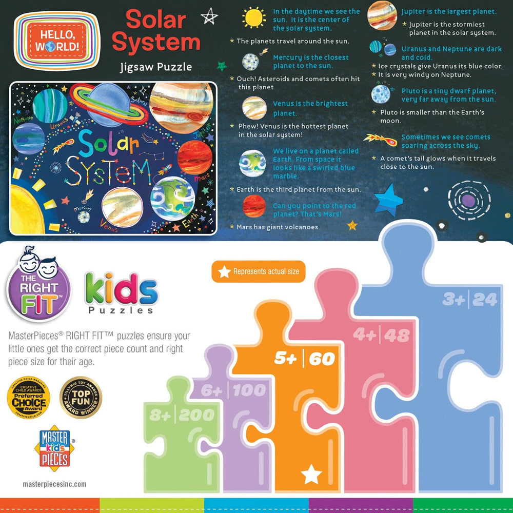 Hello, World! - Solar System 60 Piece Jigsaw Puzzle (ONLINE ORDER ONLY)