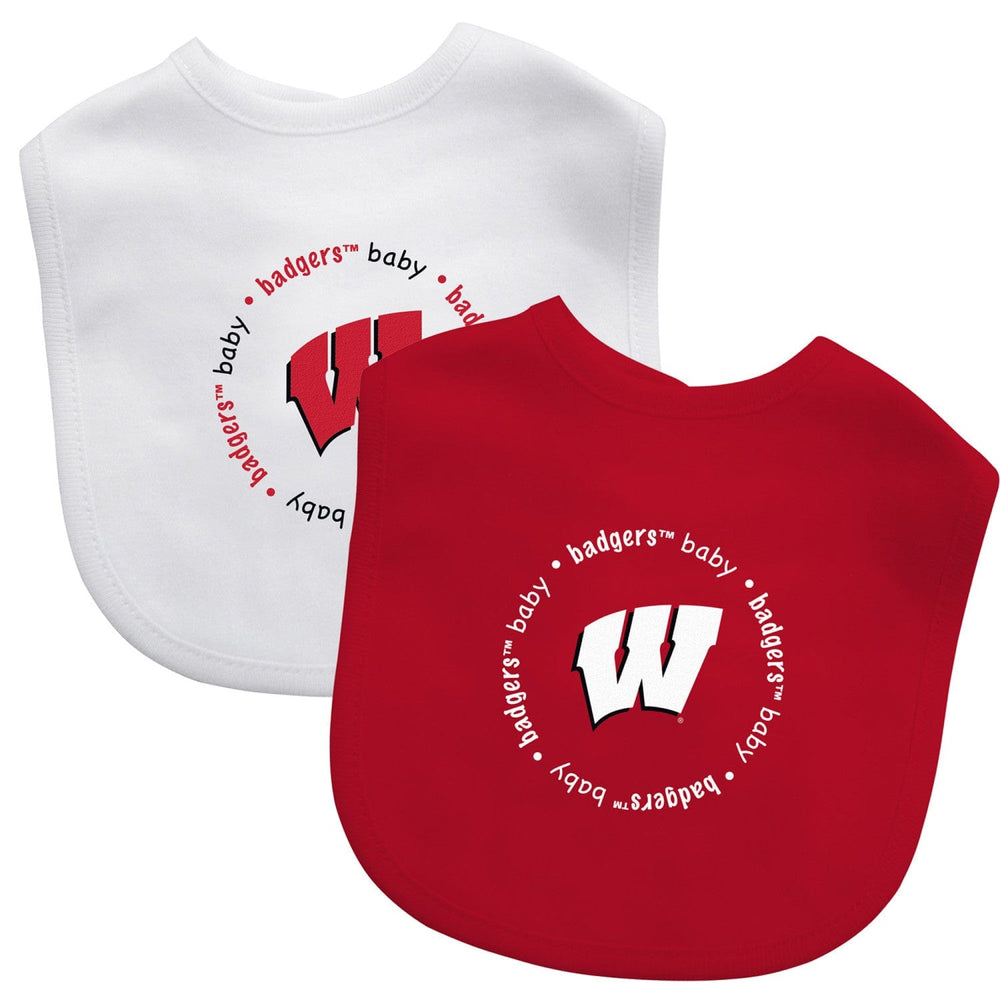 Wisconsin Badgers - Baby Bibs 2-Pack (ONLINE ORDER ONLY)