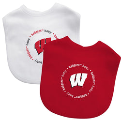 Wisconsin Badgers - Baby Bibs 2-Pack (ONLINE ORDER ONLY)