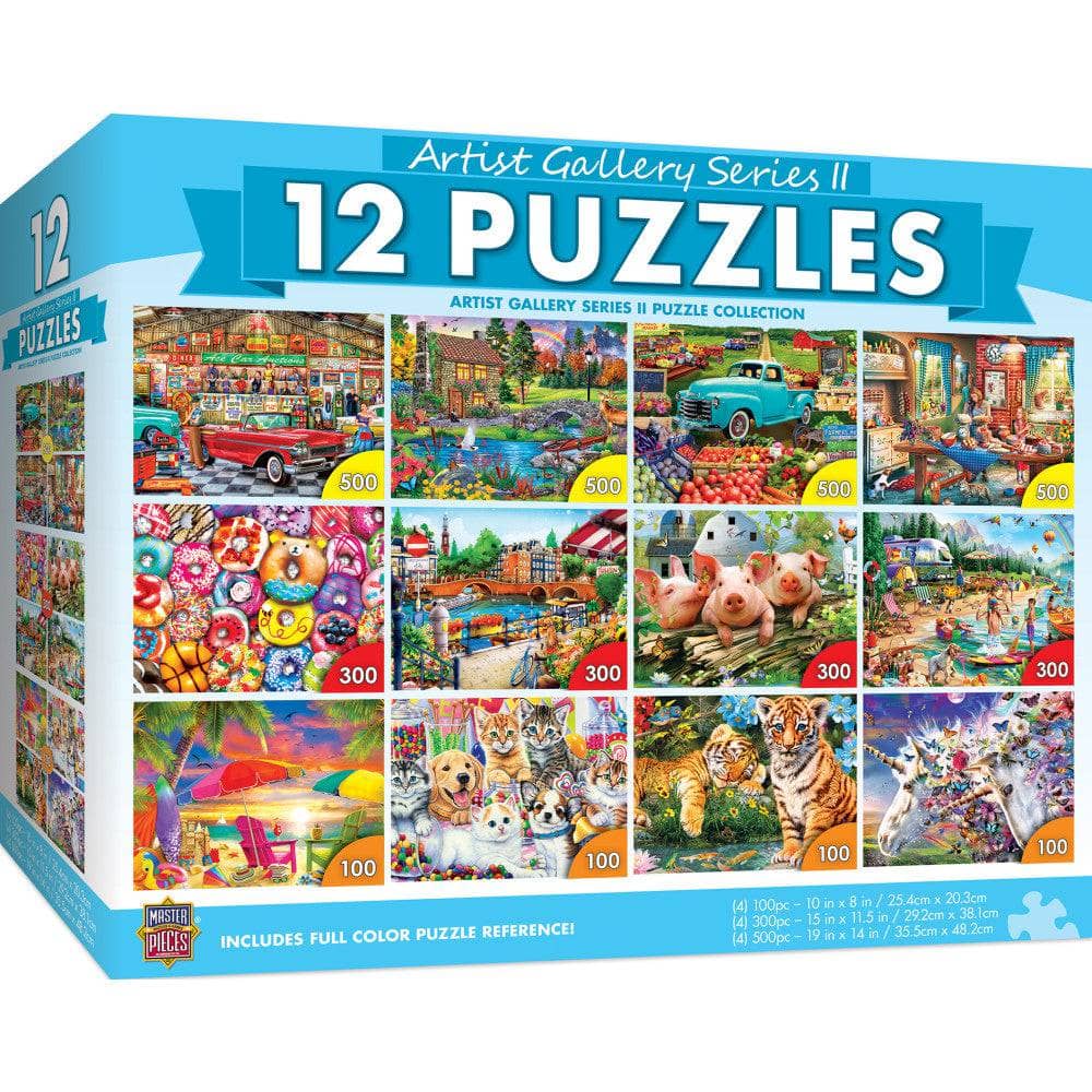 Artist Gallery Jigsaw Puzzle Collection Series 2 - 12 Pack (ONLINE ORDER ONLY)