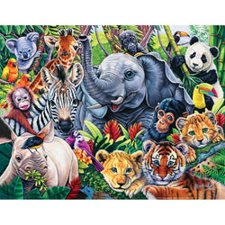 World of Animals - Safari Friends 100 Piece Jigsaw Puzzle (ONLINE ORDER ONLY)
