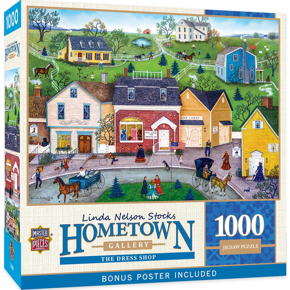 Hometown Gallery - The Dress Shop 1000 Piece Jigsaw Puzzle (ONLINE ORDER ONLY)