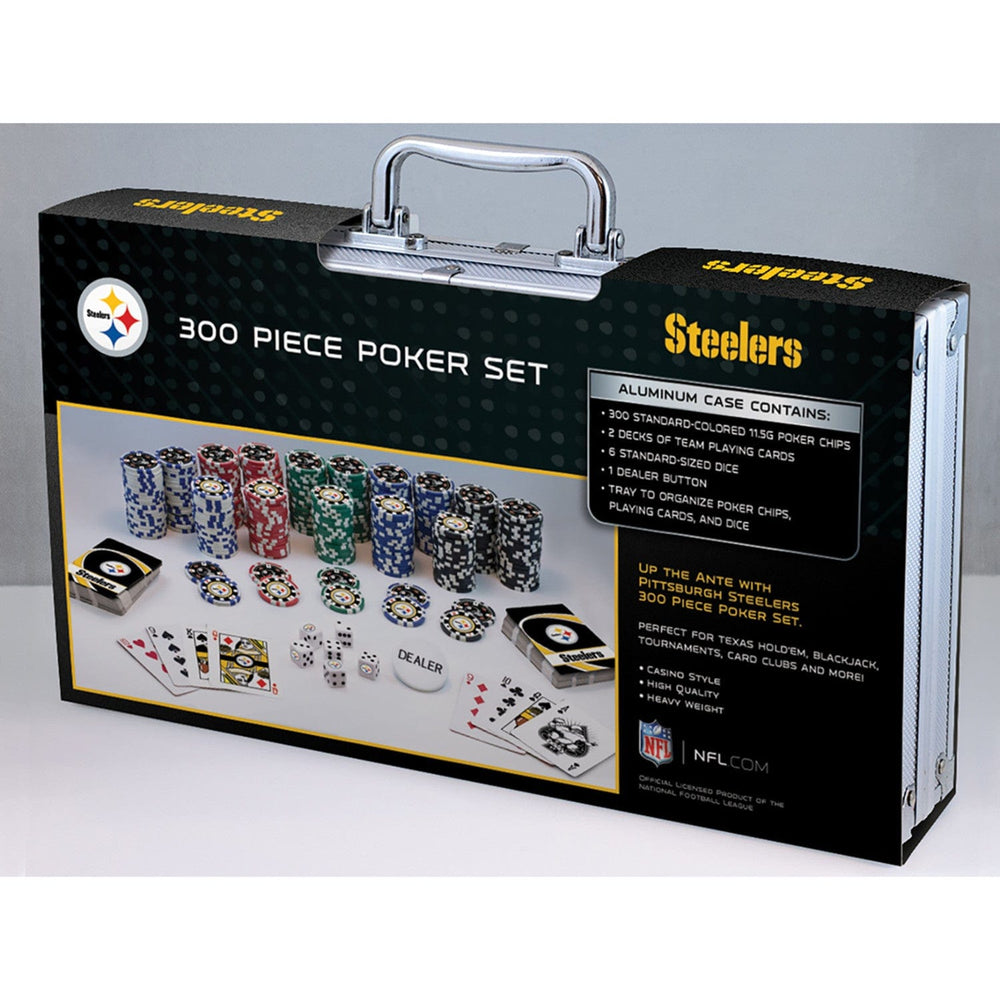 Pittsburgh Steelers 300 Piece Poker Set (ONLINE ORDER ONLY)
