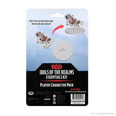 D&D: Idols of the Realms - Essentials 2D Miniatures - Players Pack (ONLINE ORDER ONLY)