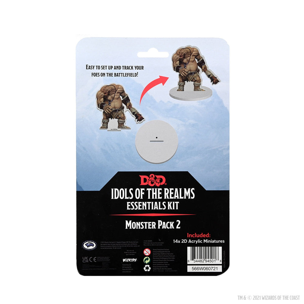D&D: Idols of the Realms - Essentials 2D Miniatures - Monster Pack 1 (ONLINE ORDER ONLY)