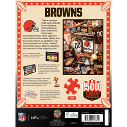 Cleveland Browns - Locker Room 500 Piece Jigsaw Puzzle (ONLINE ORDER ONLY)