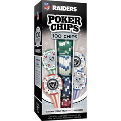 Las Vegas Raiders 100 Piece Poker Chips (ONLINE ORDER ONLY)