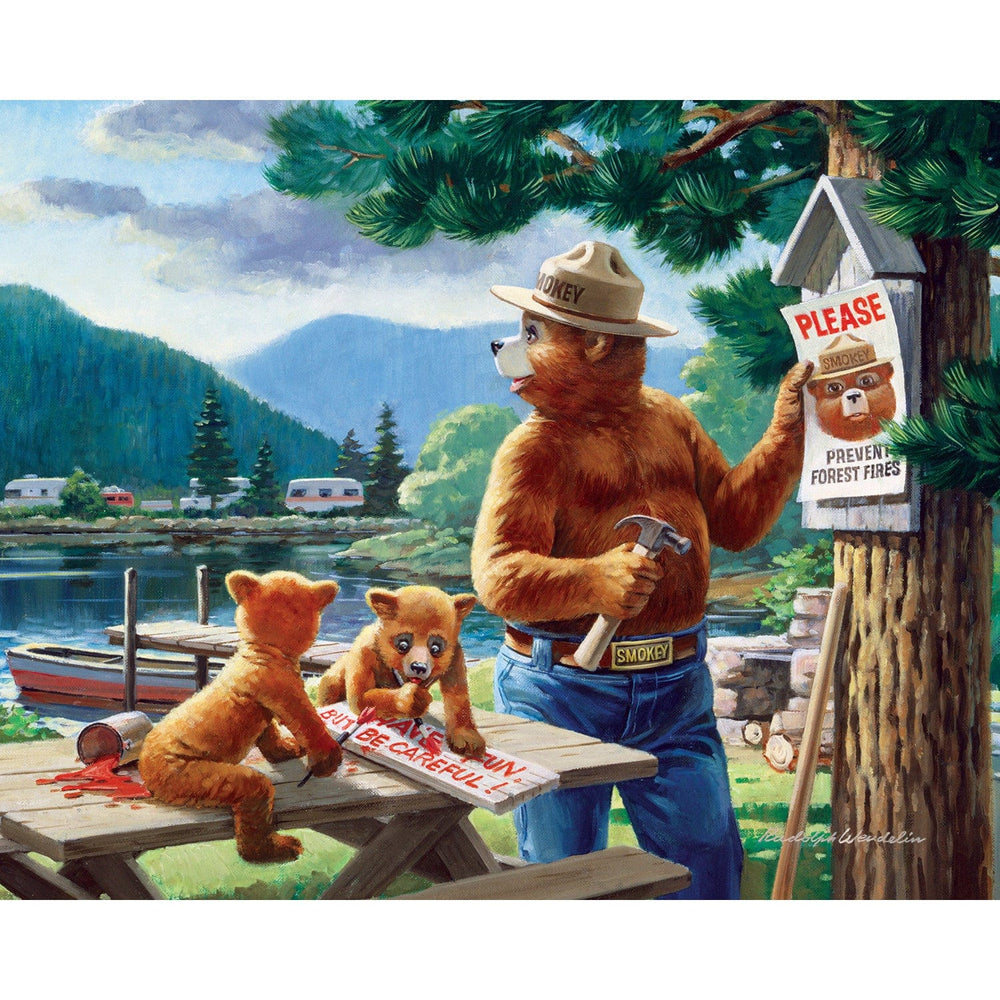 Smokey Bear 100 Piece Jigsaw Puzzles 4-Pack (ONLINE ORDER ONLY)