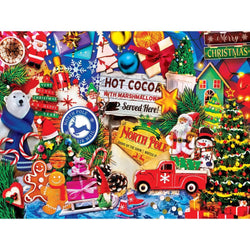 Happy Holidays - Greetings from the North Pole 300 Piece EZ Grip Jigsaw Puzzle (ONLINE ORDER ONLY)
