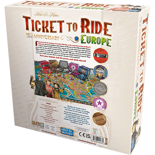 Ticket to Ride: Europe - 15th Anniversary (ONLINE ORDER ONLY)