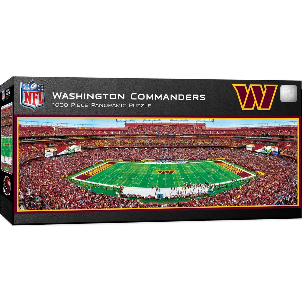 Washington Commanders - 1000 Piece Panoramic Jigsaw Puzzle (ONLINE ORDER ONLY)