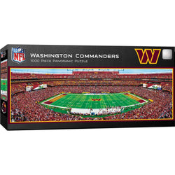 Washington Commanders - 1000 Piece Panoramic Jigsaw Puzzle (ONLINE ORDER ONLY)