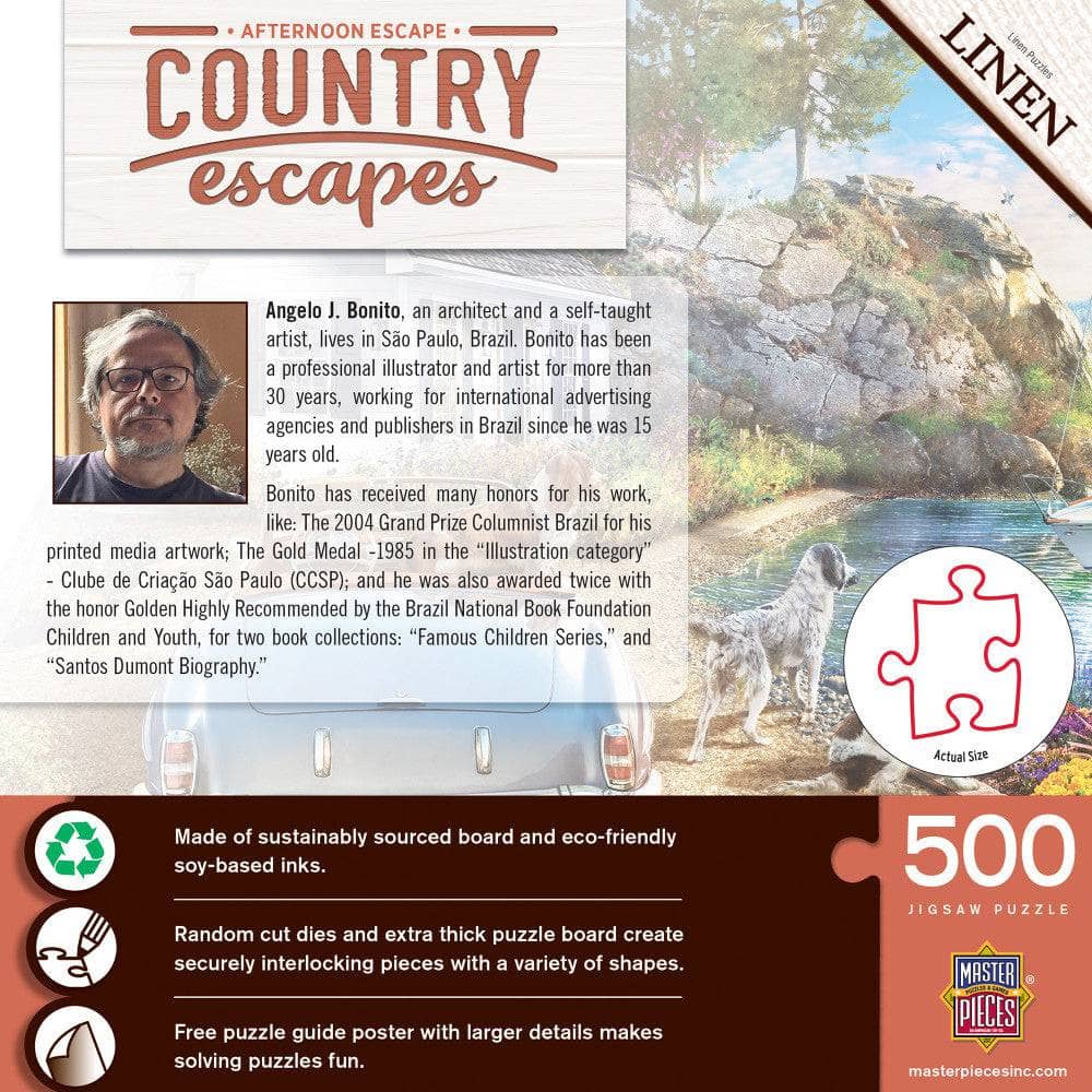 Country Escapes - Afternoon Escape 500 Piece Jigsaw Puzzle (ONLINE ORDER ONLY)