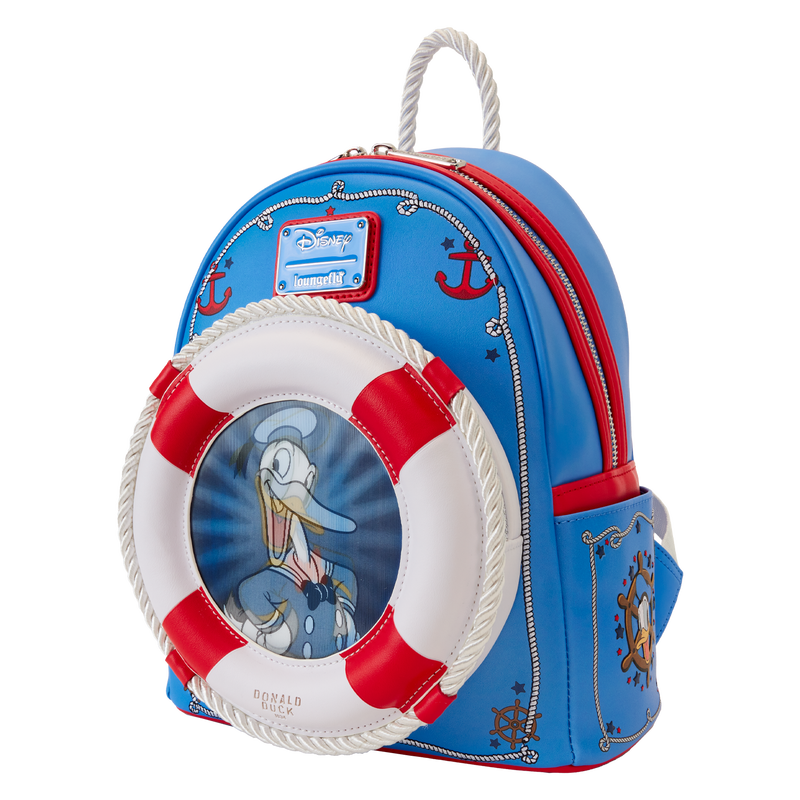 Donald Duck 90th Anniversary Lenticular Mini Backpack by Loungefly (Online Order Only)