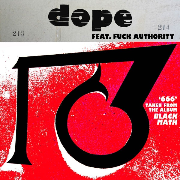 DOPE FEAT. FUCK AUTHORITY - 666 / 1381 [Vinyl] (ONLINE ORDER ONLY)