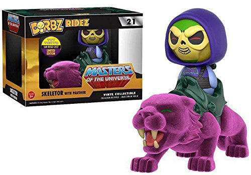 Dorbz Ridez Battle Armor Skeletor w/ Panthor (Flocked) - 2017 Toy Tokyo/SDCC Exclusive (Online Order Only)
