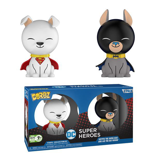 Dorbz Krypto the Super Dog and Ace the Bat Hound 2-Pack - 2018 ECCC Exclusive/2000 Made (Online Order Only)