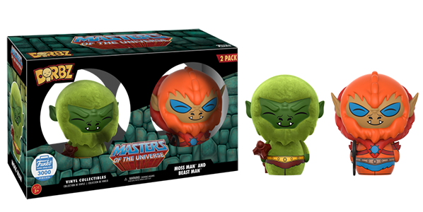Dorbz Moss Man (Flocked) and Beast Man 2-Pack - Funko Shop Exclusive/3000 Made (Online Order Only)