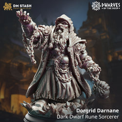 Dorgrid Darnane, Dark Dwarf Rune Sorcerer (Online Only)
