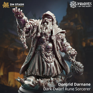 Dorgrid Darnane, Dark Dwarf Rune Sorcerer (Online Only)