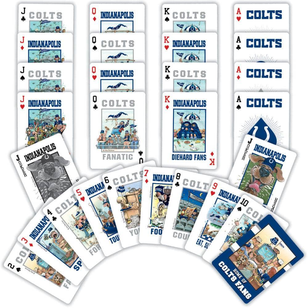 Indianapolis Colts Fan Deck Playing Cards - 54 Card Deck (ONLINE ORDER ONLY)
