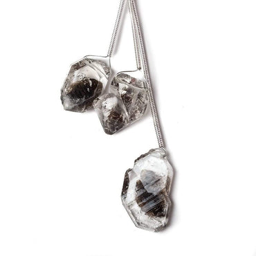 Double Terminated Quartz Focal Bead Set of 3 pieces (ONLINE ORDER ONLY)