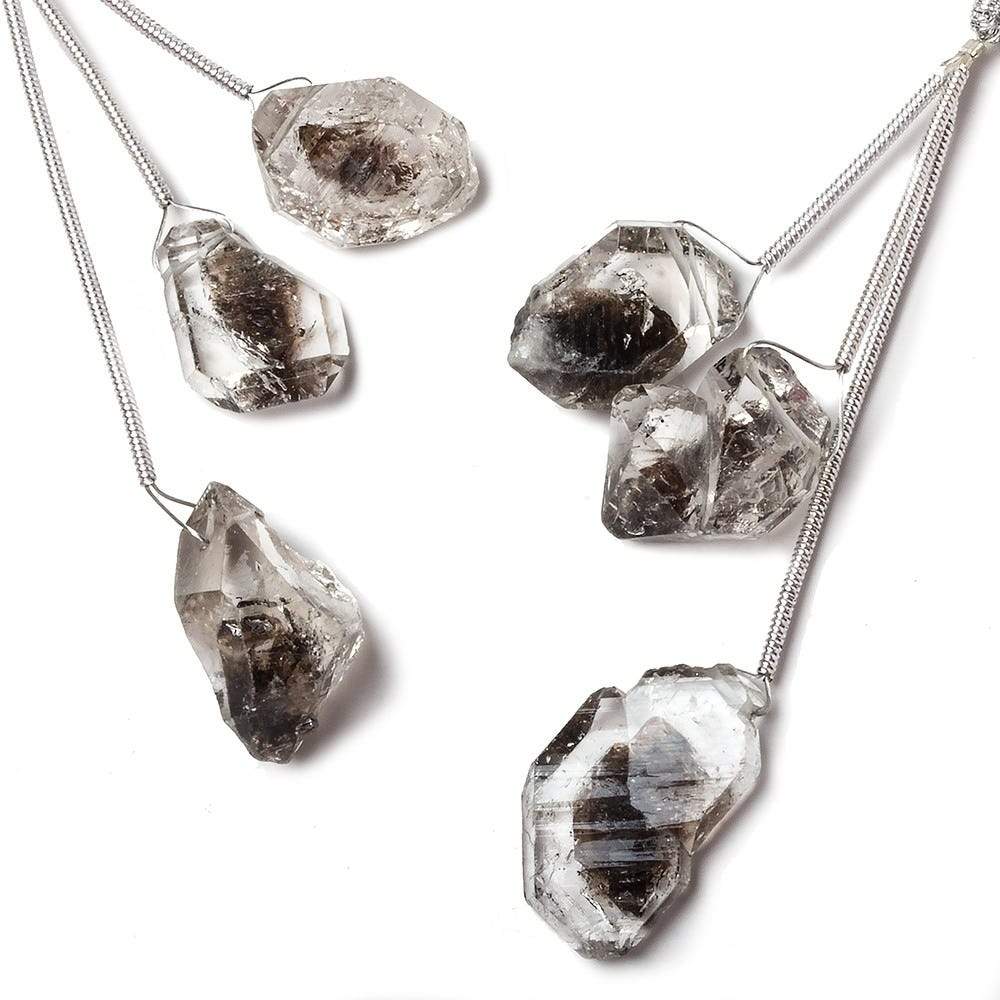 Double Terminated Quartz Focal Bead Set of 3 pieces (ONLINE ORDER ONLY)