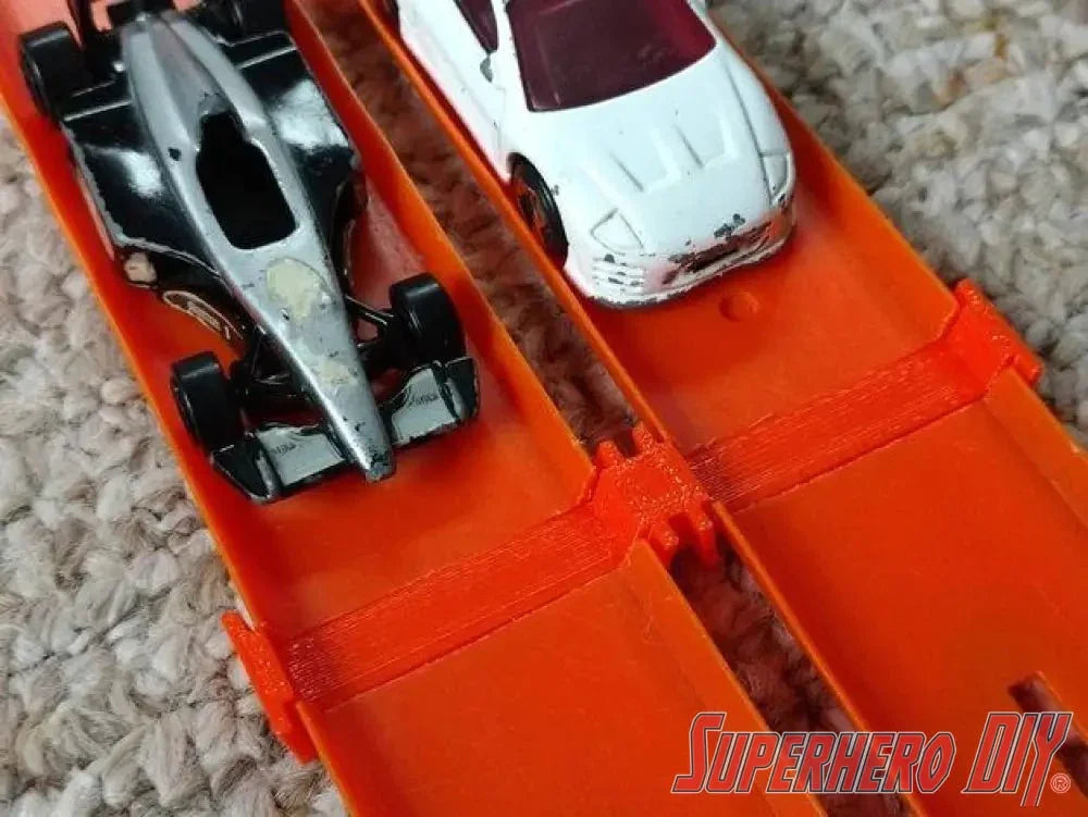 Double Track Connector compatible with Hot Wheels Racing Track | Keep two tracks together easily and quickly (ONLINE ORDER ONLY)