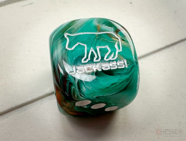 Donkey JACKASS! (Dice colors are filled at random) | Pipped Dice 16mm (Online Only)