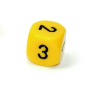 Opaque Yellow/black 16mm d3 (d6 w/ 1-2-3 twice) Yellow/black (SOLD PER PIECE) (Online Only)