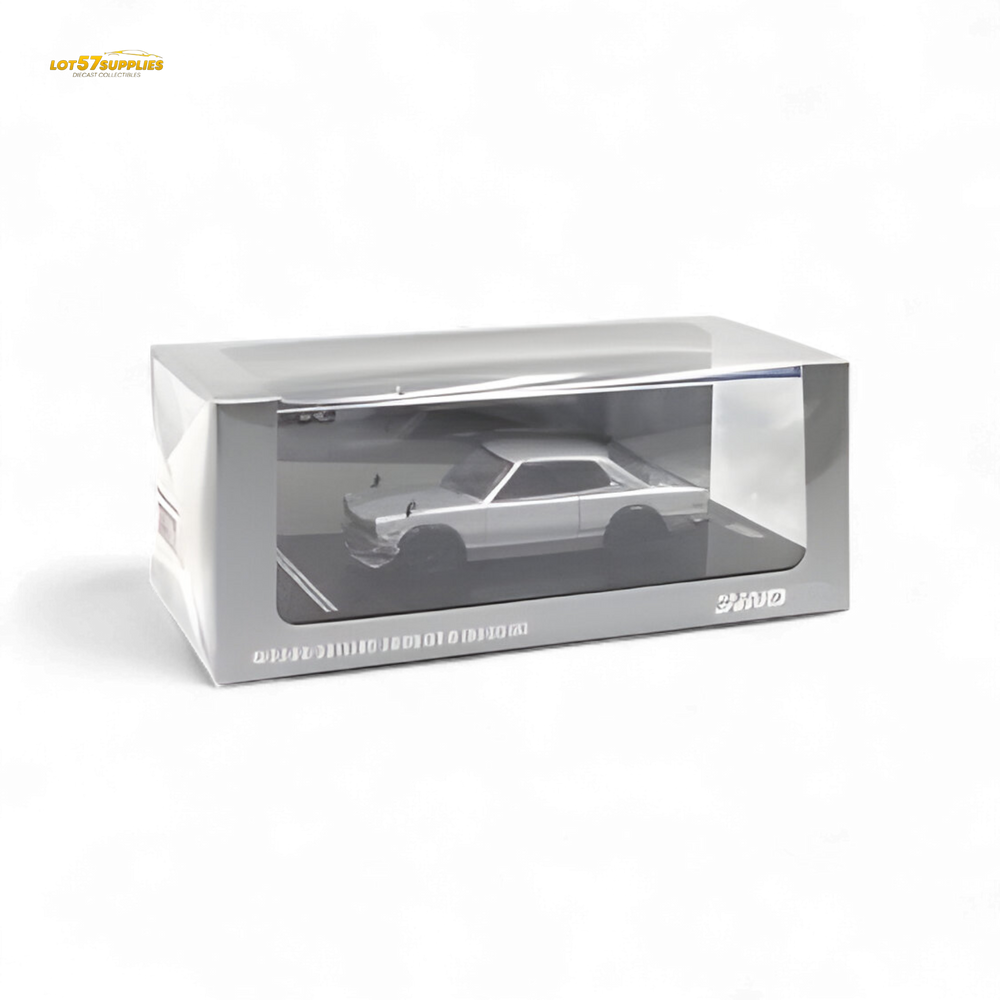 Inno64 Nissan Skyline 2000GT-R (KPGC10) in Silver 1:64 (ONLINE ORDER ONLY)