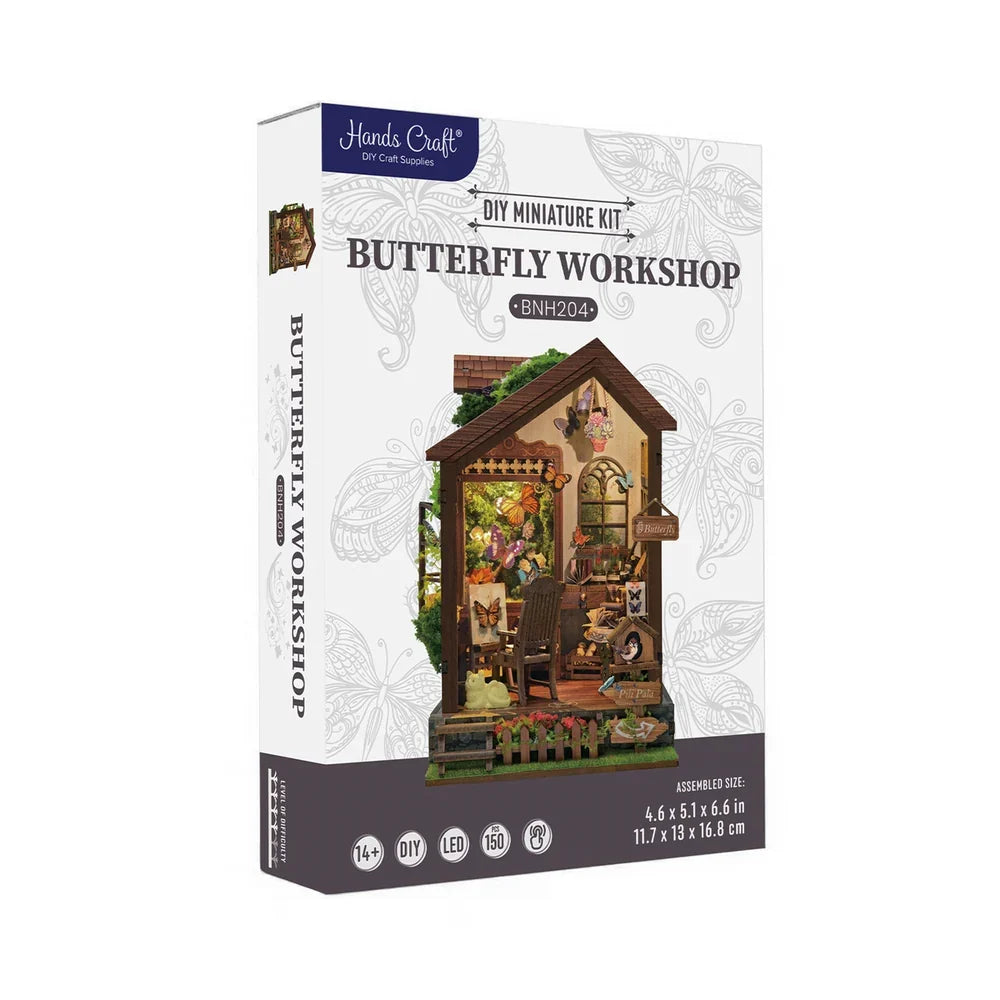 DIY Miniature Kit: Butterfly Workshop (ONLINE ORDER ONLY)