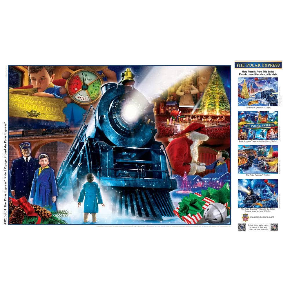 The Polar Express - Ride 500 Piece Glitter Jigsaw Puzzle (ONLINE ORDER ONLY)