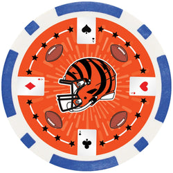 Cincinnati Bengals 100 Piece Poker Chips (ONLINE ORDER ONLY)