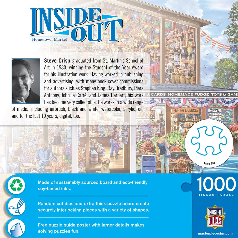 Inside Out - Hometown Market 1000 Piece Jigsaw Puzzle (ONLINE ORDER ONLY)