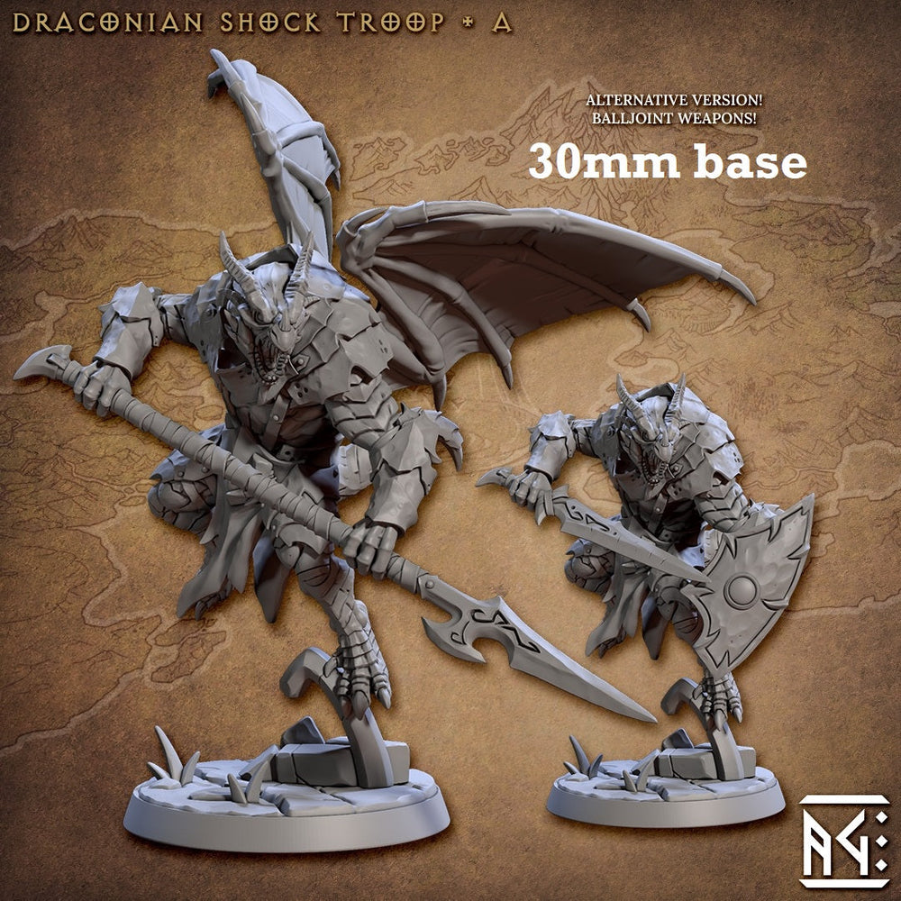 Draconian Shock Troop: Sculpt A (Male Dragonborn Soldier) (Online Only)