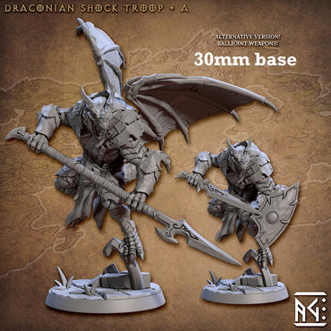 Draconian Shock Troop: Sculpt A (Male Dragonborn Soldier) (Online Only)