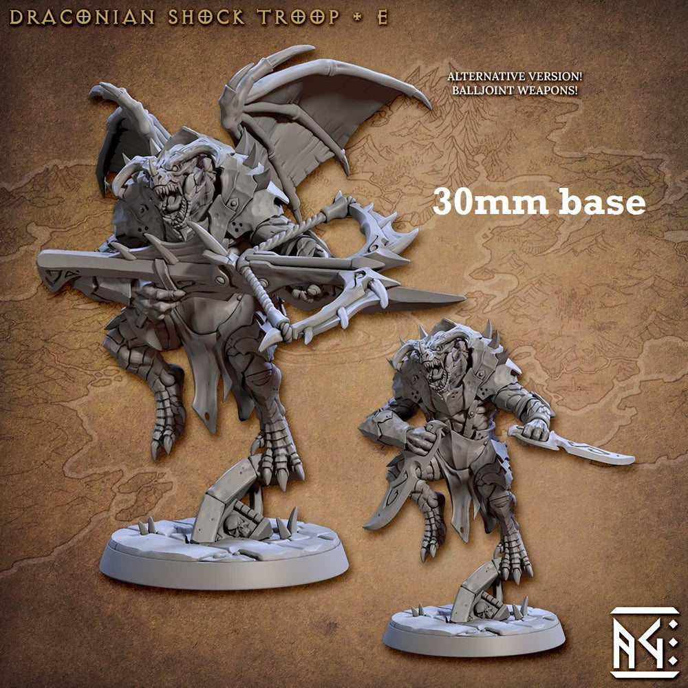 Draconian Shock Troop: Sculpt E (Male Dragonborn Soldier) (Online Only)